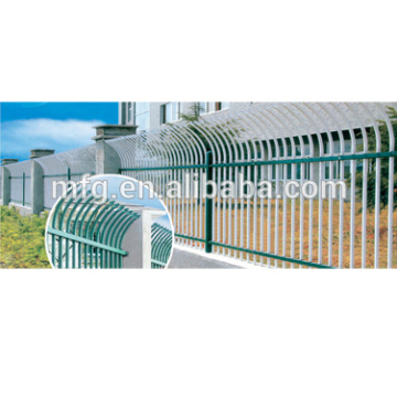 Barre de protection / barre de protection en poudre du marché de l&#39;UE ou clôture en fonte galvanisée